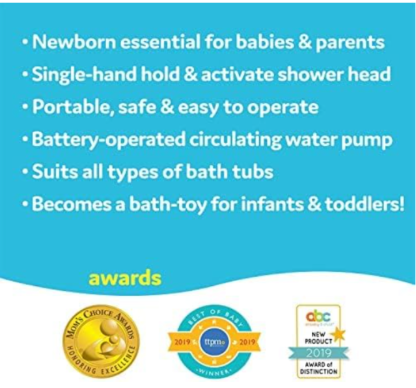 Yookidoo Baby Bath Shower head - Image 7