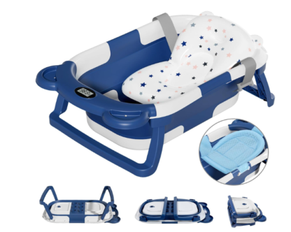 Foldable Bathtub for Newborn with Thermometer - Image 7