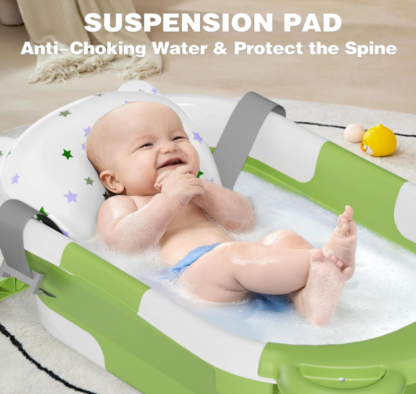 Foldable Bathtub for Newborn with Thermometer - Image 10