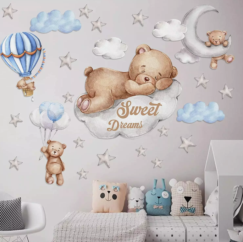 Cute Baby room Wall Stickers