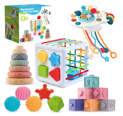 5 in 1 Montessori Toys for Babies