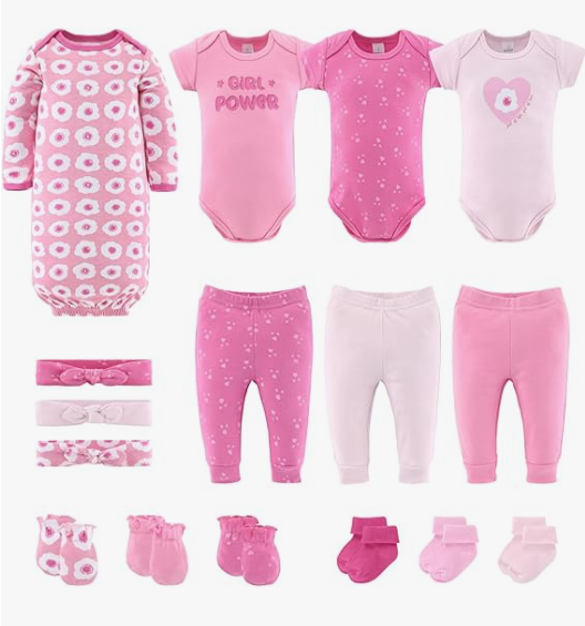 Newborn Baby Girl Pink Set