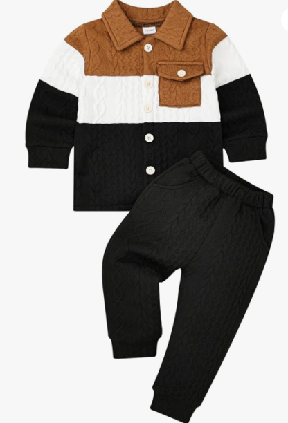 Baby Boy Sweatshirt with Pants - Image 2