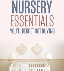 Nursery baby essentials